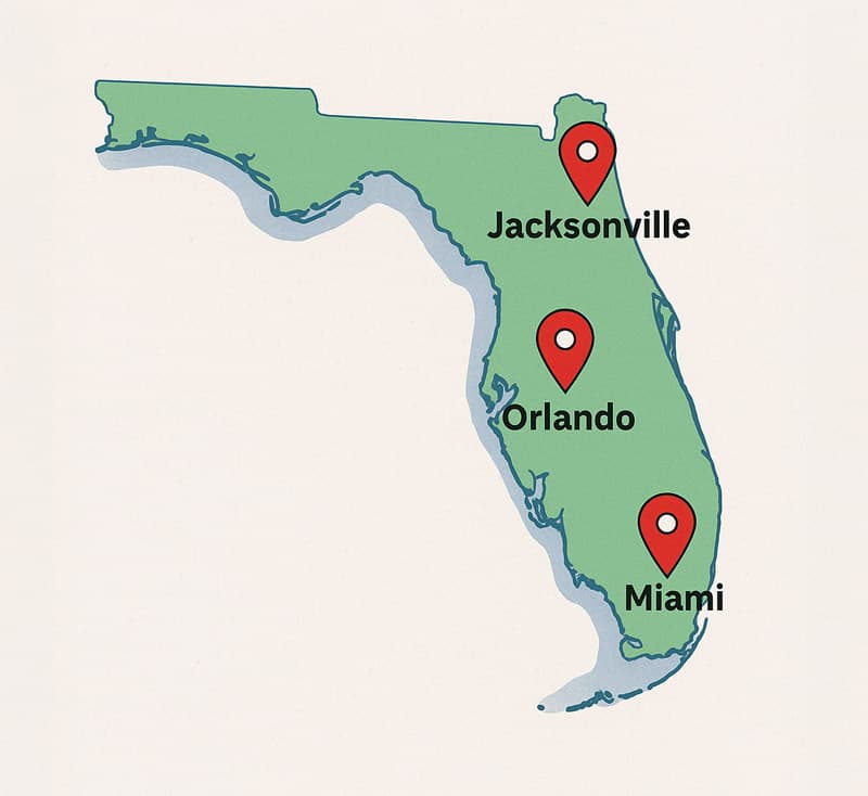 Map of Florida