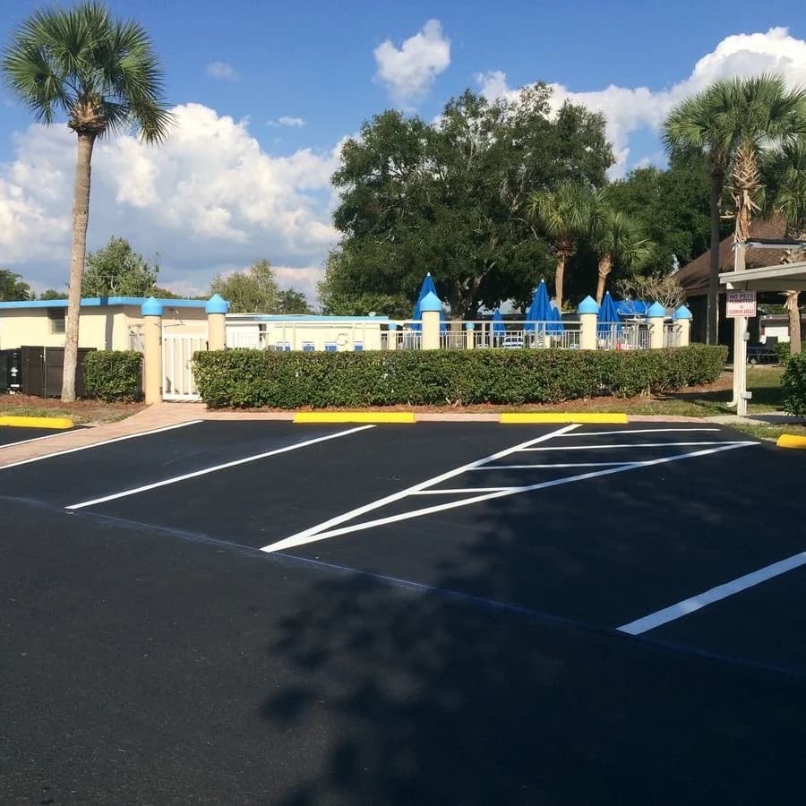 Commercial Parking Lot Striping