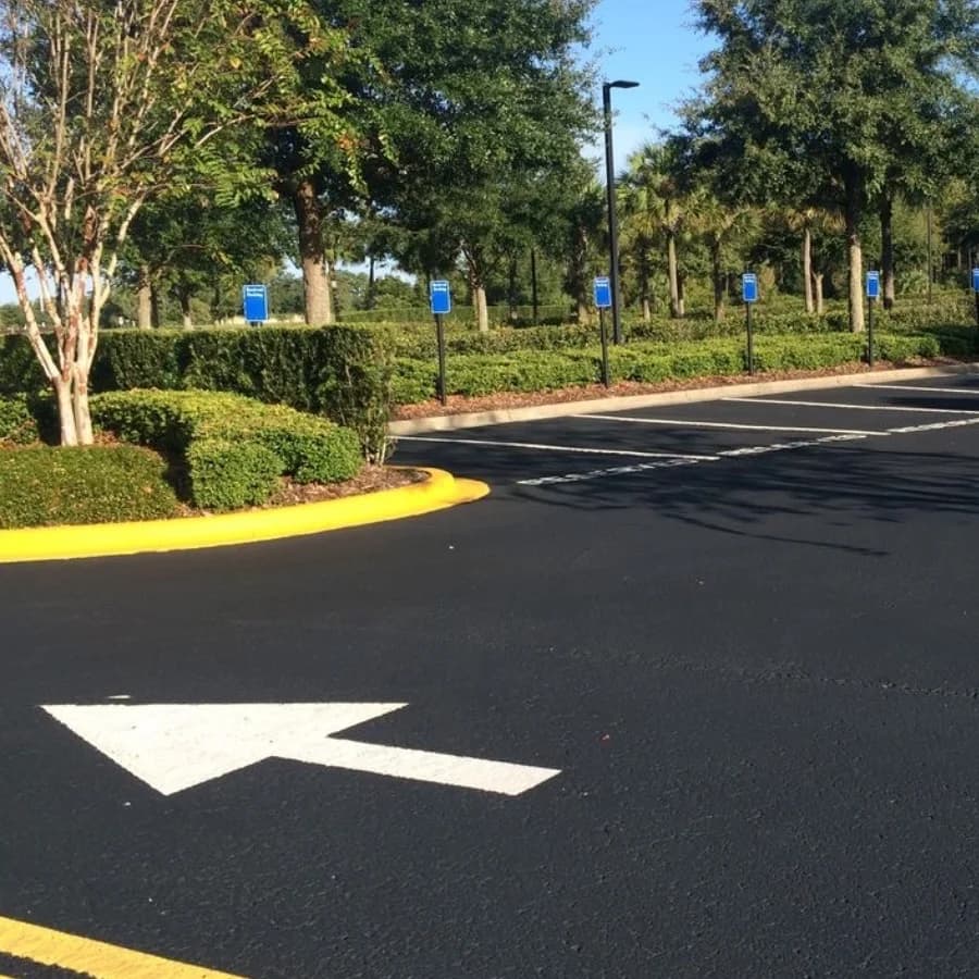 Parking Lot Directional Markings