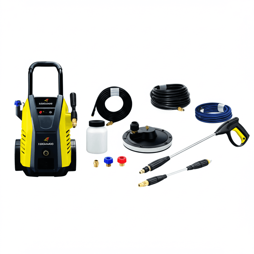 Pressure washing equipment